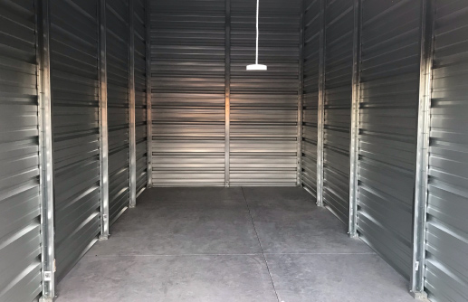 Self storage unit inside of building